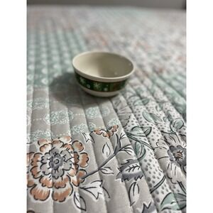 VINTAGE LONGABERGER BLUSTER THE SNOWMAN SMALL BOWL 4"‎ CHRISTMAS WINTER